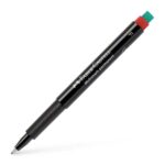 Faber-Castell Multimark Pennarello permanente - Larghezza tratto 0,6 mm - Gomma integrata - Resistente alla luce e all'acqua - Colore rosso - immagine 3
