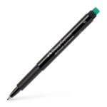 Faber-Castell Multimark Pennarello permanente - Larghezza tratto 0,6 mm - Gomma integrata - Resistente alla luce e all'acqua - Colore nero - immagine 3