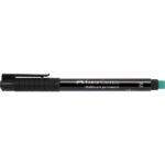 Faber-Castell Multimark Pennarello permanente - Larghezza tratto 1 mm - Gomma integrata - Resistente alla luce e all'acqua - Colore nero