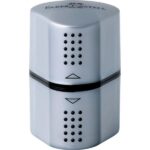 Faber-Castell Trio Grip 2001 Temperamatite 3 in 1 - Per matite standard e jumbo - 2 contenitori indipendenti - Colore argento - immagine 3