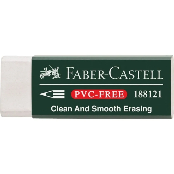 Faber-Castell 7081 N Gomma da cancellare in plastica senza PVC - Cancellazione pulita e facile Faber-Castell 7081 N Gomma da cancellare in plastica senza PVC - Cancellazione pulita e facile