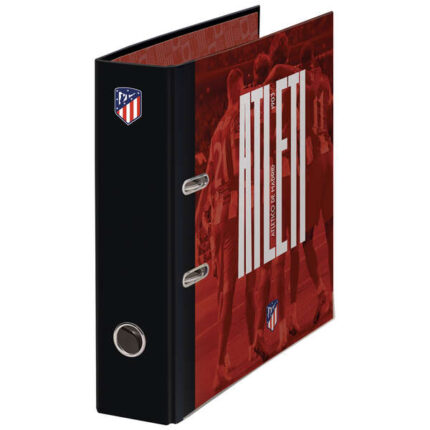 Dohe Atlético de Madrid Atleti Raccoglitore a leva con Rado - Copertina in cartone rivestito - Formato A4 - Occhiello sul dorso