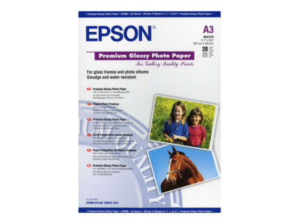 Epson C13S041315 Carta fotografica A3 255 g - Finitura lucida - 20 fogli - per stampanti a getto d'inchiostro