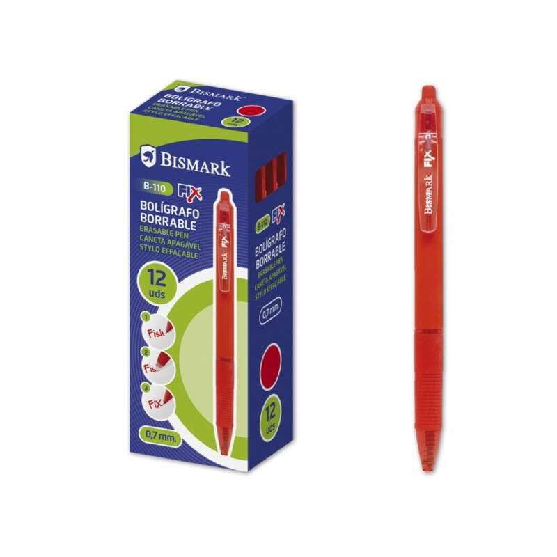 Bismark Fix Penna a sfera retrattile cancellabile - Punta fine 0