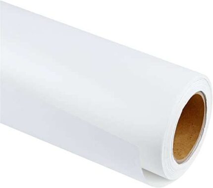 Fabrisa Rotolo di carta kraft vergata 70 g 1x25 m - Colore bianco
