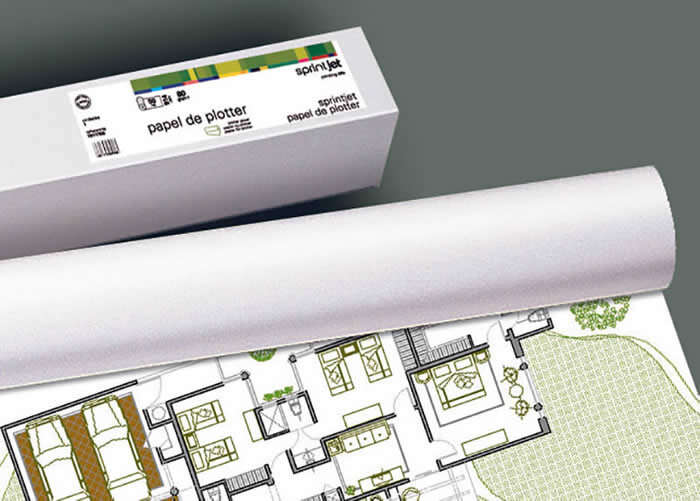 Fabrisa Plus Rotolo di carta per plotter 80 g - Dimensioni 914 mm x 50 m