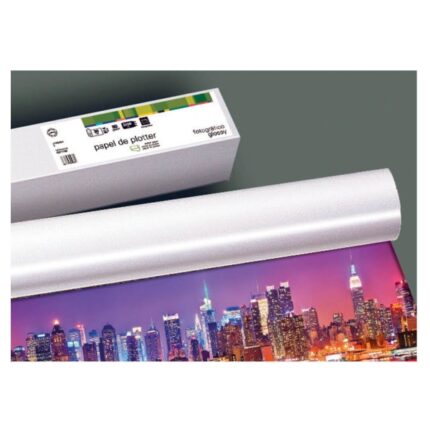 Fabrisa Rotolo di carta fotografica lucida per plotter 180 g - Dimensioni 914 mm x 30 m