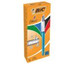 Bic 4 Colours Shine Penna a sfera retrattile - Punta da 1 mm - Tratto da 0