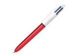 4 mm - Inchiostro a base di olio - Corpo rosso metallizzato/bianco - 4 colori