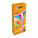 Bic 4 Colours Fun Penna a sfera retrattile - Punta media da 1