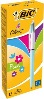 Bic 4 Colours Fun Penna a sfera retrattile - Punta media da 1