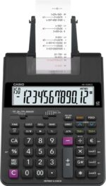 Casio HR150RCE Calcolatrice stampante da tavolo - Display a 12 cifre - Larghezza carta 58 mm - Stampa ora e data - Alimentazione a batterie - immagine 2