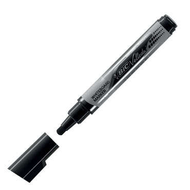 Bic Velleda Tank Pennarello per lavagna - Punta larga - Inchiostro liquido - Cancellazione ottimale - Colore nero