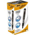 Bic Velleda Tank Pennarello per lavagna - Punta larga - Inchiostro liquido - Cancellazione ottimale - Colore nero - immagine 2