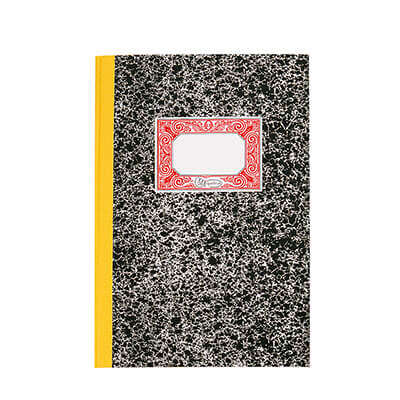 Miquel Rius Quaderno Cartone Conti Correnti Formato Folio Naturale 100 Fogli - Copertina in cartone laminato - Dorso in tela gommata giallo