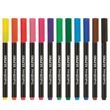 55 mm - Inchiostro a base d'acqua - Colori vivaci e brillanti - Ideali per il lettering - Colori assortiti