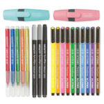 Alpino Color Experience Kit Creativo con 10 pennarelli a punta fine - 5 pennarelli glitter - 3 pennarelli speciali per calligrafia - 2 pennarelli pastello - Colori assortiti - immagine 2