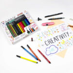 Alpino Color Experience Kit Creativo con 10 pennarelli a punta fine - 5 pennarelli glitter - 3 pennarelli speciali per calligrafia - 2 pennarelli pastello - Colori assortiti - immagine 3