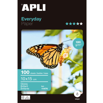 Apli Carta fotografica Everyday 10 x 15 cm 180 g 100 fogli