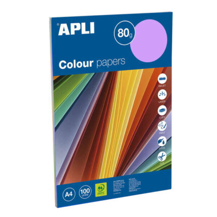 Apli Carta Color Assortita Intensa A4 100 Fogli