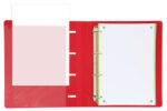 Oxford Europeanbinder Live & Go Raccoglitore a 4 anelli formato A4+ con ricambio a quadretti 5x5 mm e 4 fori - Copertina in plastica resistente - Chiusura con elastico - Colori assortiti - immagine 2