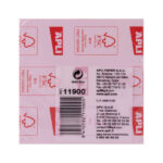 Apli Blocco da 100 foglietti adesivi Funny 75x75 mm - Adesivo di qualità - Colore arancione fluorescente - immagine 2