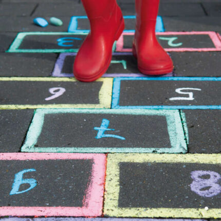 disegnare e colorare su lavagne e pavimenti - Adatti all'uso scolastico
