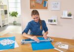 Dahle 508 Taglierina a rullo formato A3 - Capacità 6 fogli - Lama circolare autoaffilante in acciaio - immagine 5