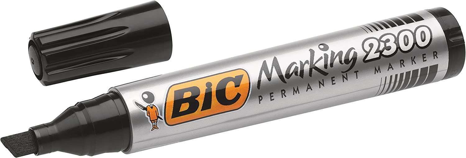 Bic Marking 2300 Ecolutions Pennarello permanente - Punta smussata - Tratto 3