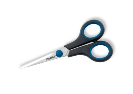 Dahle 54405 Office Comfort-Grip Forbici in acciaio temperato 14 cm - Lame affilate - Manici rivestiti in gomma
