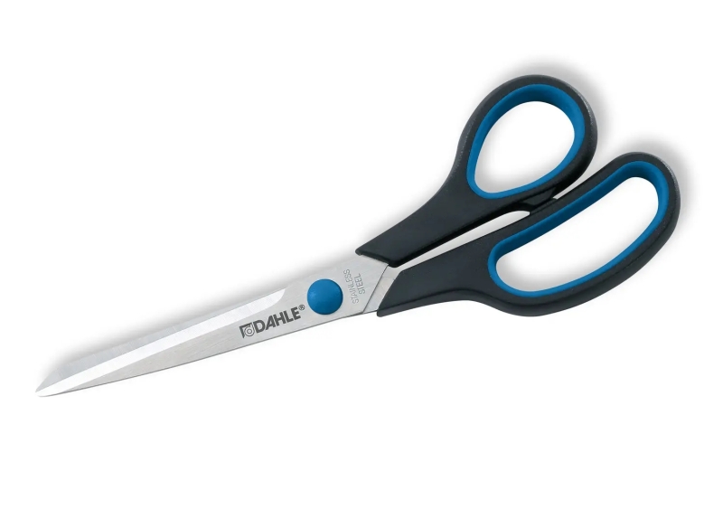 Dahle 54408 Office Comfort-Grip Forbici in acciaio temperato 20 cm - Lame affilate - Manici rivestiti in gomma
