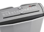 Dahle PaperSAFE 60 Distruggidocumenti manuale a strisce P-2 - Distrugge fino a 6 fogli alla volta - Capacità del cestino 11 L - Adatto per carta e cartoncini - Colore bianco/grigio - immagine 3
