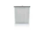 Dahle PaperSAFE 60 Distruggidocumenti manuale a strisce P-2 - Distrugge fino a 6 fogli alla volta - Capacità del cestino 11 L - Adatto per carta e cartoncini - Colore bianco/grigio - immagine 5
