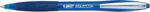 Bic Atlantis Soft Penna a sfera retrattile con clip metallica - Punta da 1 mm - Corpo trasparente con impugnatura - Colore blu