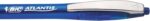 Bic Atlantis Soft Penna a sfera retrattile con clip metallica - Punta da 1 mm - Corpo trasparente con impugnatura - Colore blu - immagine 2