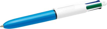 Bic 4 Colours Mini Penna a sfera retrattile - Punta media da 1 mm - Tratto da 0