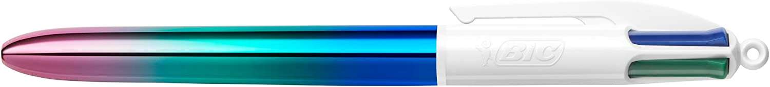 Bic 4 Colours Gradient Penna a sfera retrattile - Punta media da 1