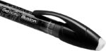 Bic Gel-ocity Illusion Penna a inchiostro gel cancellabile - Punta media da 0,7 mm - Ricaricabile - Impugnatura in gomma - Clip in plastica - Colore nero - immagine 3