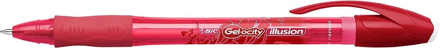 Bic Gel-ocity Illusion Penna a inchiostro gel cancellabile - Punta media da 0
