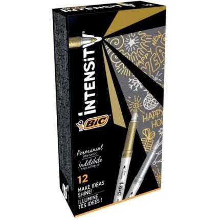 Bic Intensity Metallic Pennarello permanente - Punta media 1