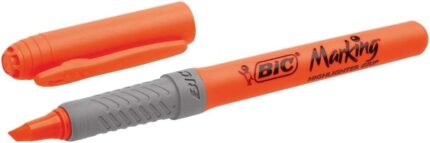 Bic Highlighter Grip Evidenziatore fluorescente - Punta smussata - Tratto tra 1