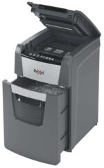 Rexel Optimum AutoFeed 130M Distruggidocumenti automatico a microtaglio - Cestino da 44 L - Alimentazione automatica fino a 130 fogli - Tecnologia anti-inceppamento - immagine 4