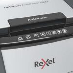 Rexel Optimum AutoFeed 130M Distruggidocumenti automatico a microtaglio - Cestino da 44 L - Alimentazione automatica fino a 130 fogli - Tecnologia anti-inceppamento - immagine 5