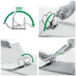 Leitz Active Solid Raccoglitore a leva per formato A4 - Dorso largo arrotondato da 75 mm - Meccanismo a 180° - Chiusura con elastico - Colore bianco - immagine 3