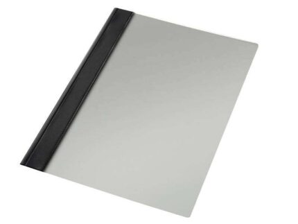 Esselte Fastener Dossiers PVC Folio - 150 micron - PVC rigido - Meccanismo metallico - Nero