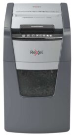 Rexel Optimum Autofeed 150M Distruggidocumenti automatico a microtaglio - Alimentazione automatica fino a 150 fogli A4 - Classificazione di sicurezza P-5 - Nero