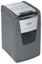 Rexel Optimum Autofeed 150M Distruggidocumenti automatico a microtaglio - Alimentazione automatica fino a 150 fogli A4 - Classificazione di sicurezza P-5 - Nero - immagine 3