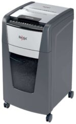 Rexel Optimum Autofeed 300M Distruggidocumenti automatico a microtaglio - Alimentazione automatica fino a 300 fogli - Microtaglio P-5 - Nero - immagine 2