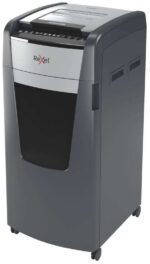 Rexel Optimum Autofeed 750M Distruggidocumenti automatico a microtaglio P-5 - Alimentazione automatica fino a 750 fogli A4 - Cestino da 140 L - Ruote girevoli - Tecnologia anti-inceppamento - immagine 2