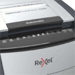 Rexel Optimum Autofeed 750M Distruggidocumenti automatico a microtaglio P-5 - Alimentazione automatica fino a 750 fogli A4 - Cestino da 140 L - Ruote girevoli - Tecnologia anti-inceppamento - immagine 5